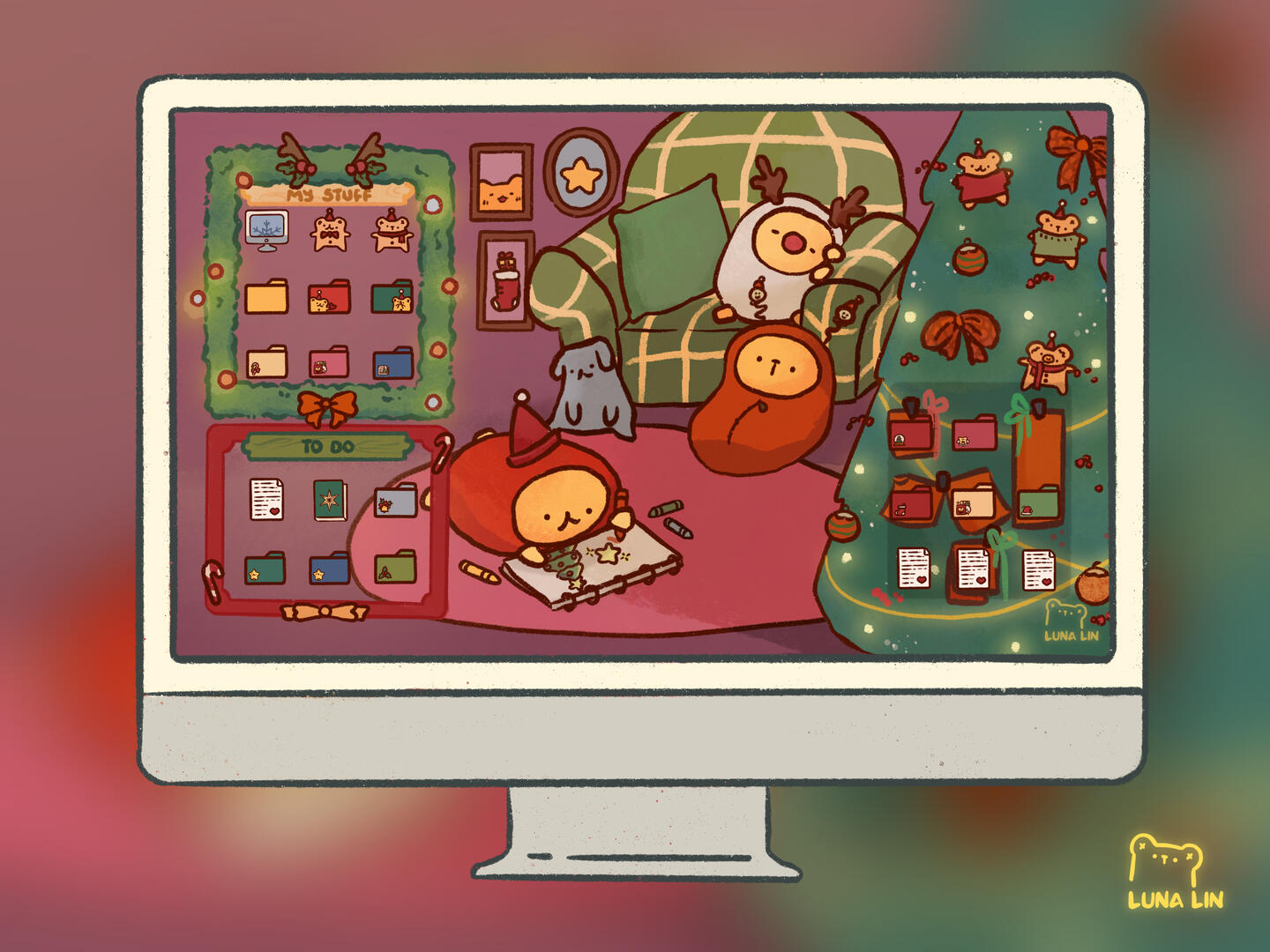 Desktop Wallpaper and Icons